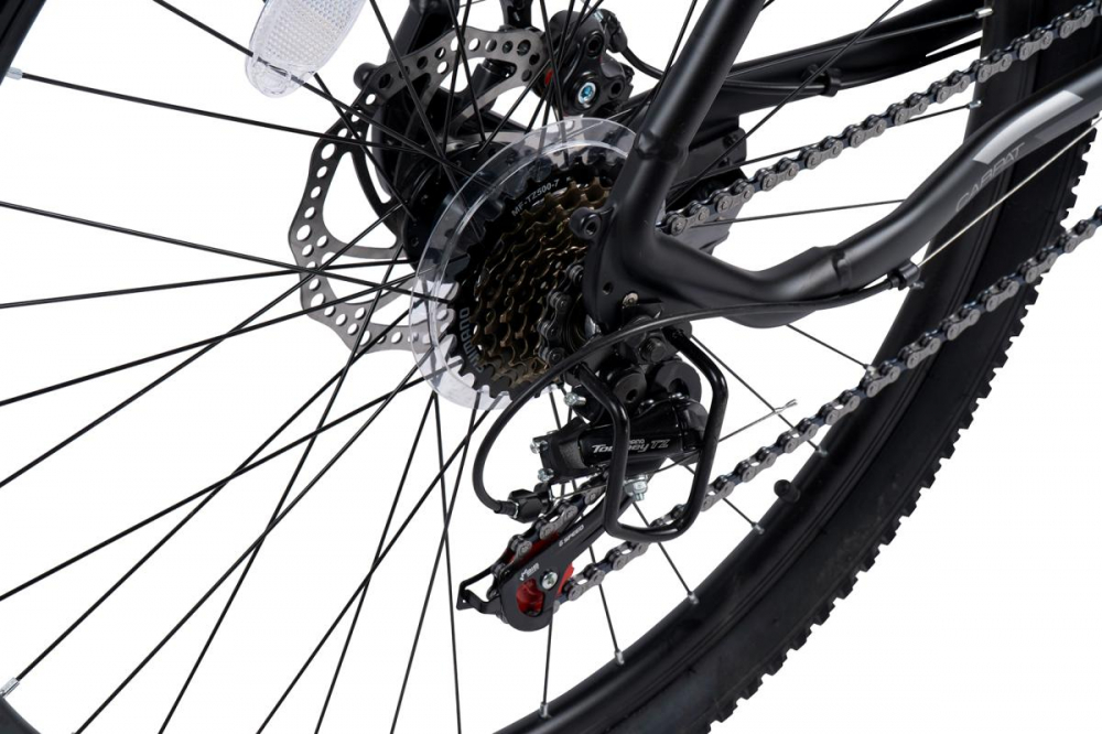 Bicicleta MTB Carpat Invictus C27357C NegruGri, roti 27.5 inch, inaltime utilizator 160-175 cm, greutate suportata 120 kg - 5