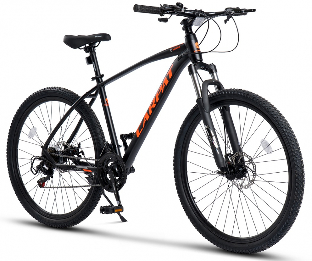 Bicicleta MTB Carpat Invictus C27357C NegruPortocaliu, roti 27.5 inch, inaltime utilizator 160-175 cm, greutate suportata 120 kg - 8
