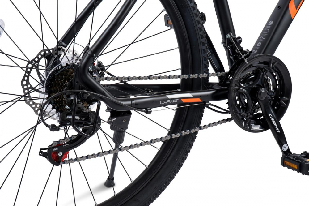 Bicicleta MTB Carpat Invictus C27357C NegruPortocaliu, roti 27.5 inch, inaltime utilizator 160-175 cm, greutate suportata 120 kg - 4