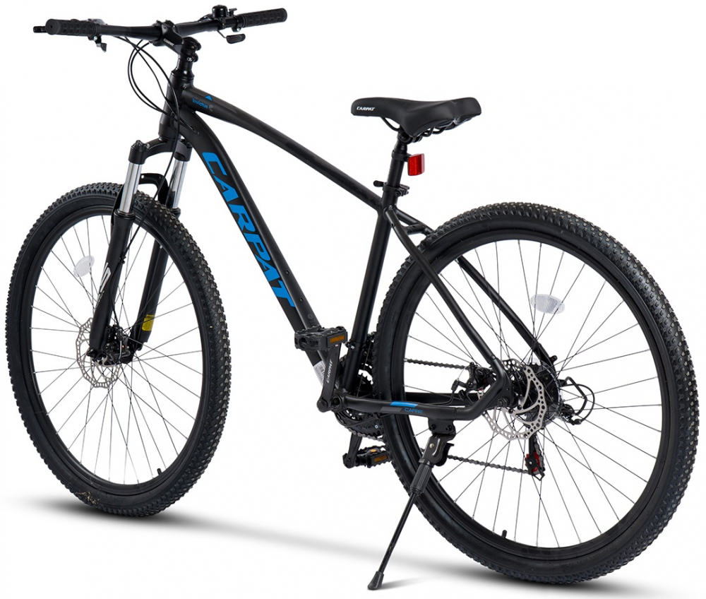 Bicicleta MTB Carpat Invictus C2957C NegruAlbastru, roti 29 inch, transmisie Shimano Tourney, 21 viteze, cadru aluminiu - 1
