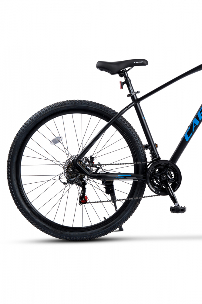 Bicicleta MTB Carpat Invictus C2957C NegruAlbastru, roti 29 inch, transmisie Shimano Tourney, 21 viteze, cadru aluminiu - 2