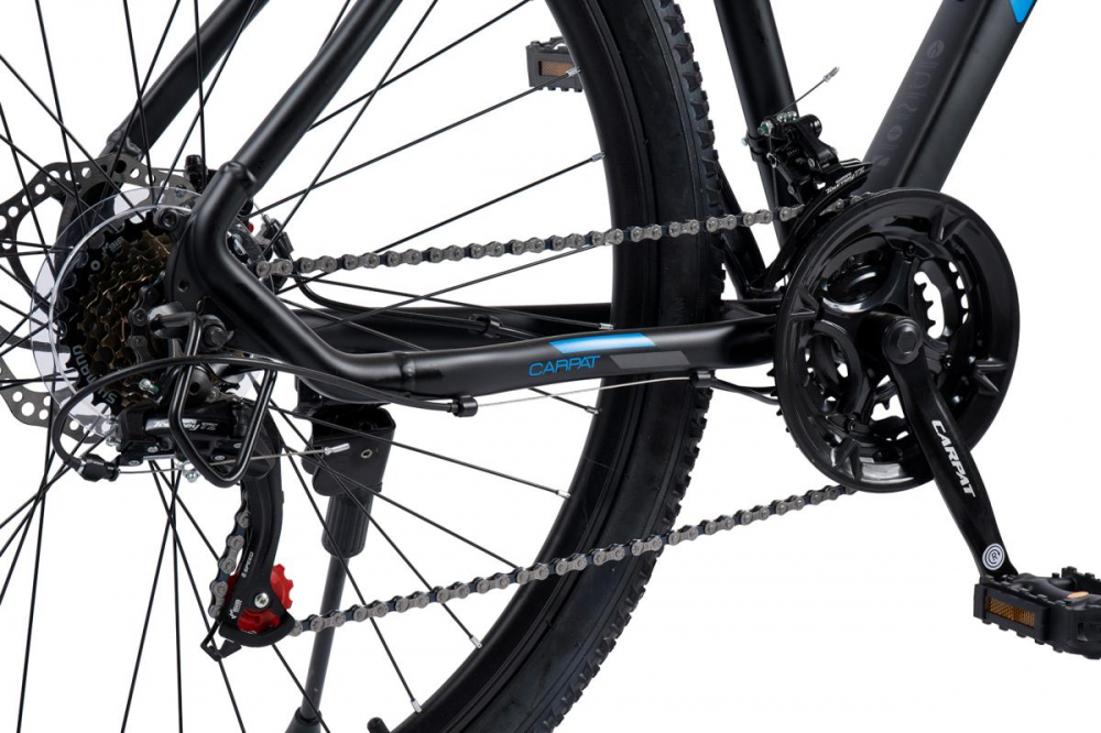 Bicicleta MTB Carpat Invictus C2957C NegruAlbastru, roti 29 inch, transmisie Shimano Tourney, 21 viteze, cadru aluminiu - 4