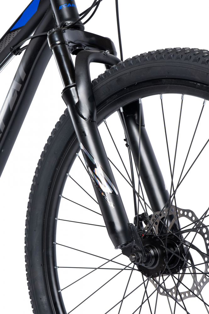 Bicicleta MTB Full-Suspension E-Carpat E2760A NegruGriAlbastru, roti 27.5 inch, inaltime utilizator 160-175 cm, greutate suportata 100 kg - 4