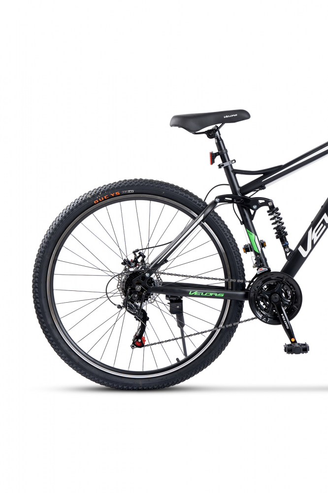 Bicicleta MTB Full-Suspension Velors Matador V2960G NegruAlbVerde, roti 29 inch, inaltime utilizator 170-195 cm, greutate suportata 120 kg - 2
