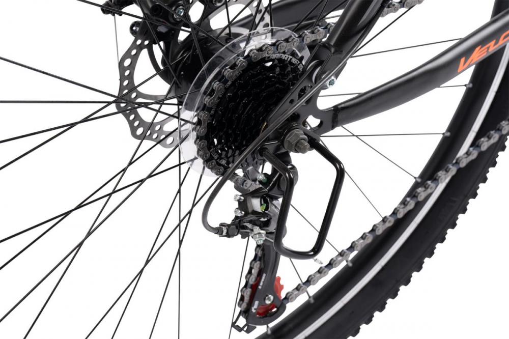 Bicicleta MTB Full-Suspension Velors Matador V2960G NegruGriPortocaliu, roti 29 inch, inaltime utilizator 170-195 cm, greutate suportata 120 kg - 5