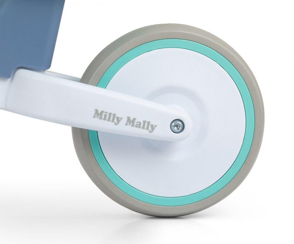 Bicicleta de echilibru pentru copii Milly Mally Velo Mint, roti Eva 7 inch, 18 luni+ - 2 | YEO