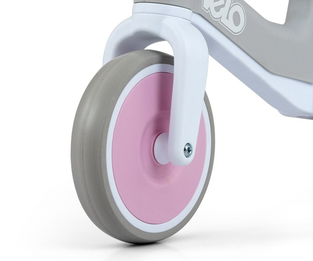 Bicicleta de echilibru pentru copii Milly Mally Velo Pink, roti Eva 7 inch, 18 luni+ - 1
