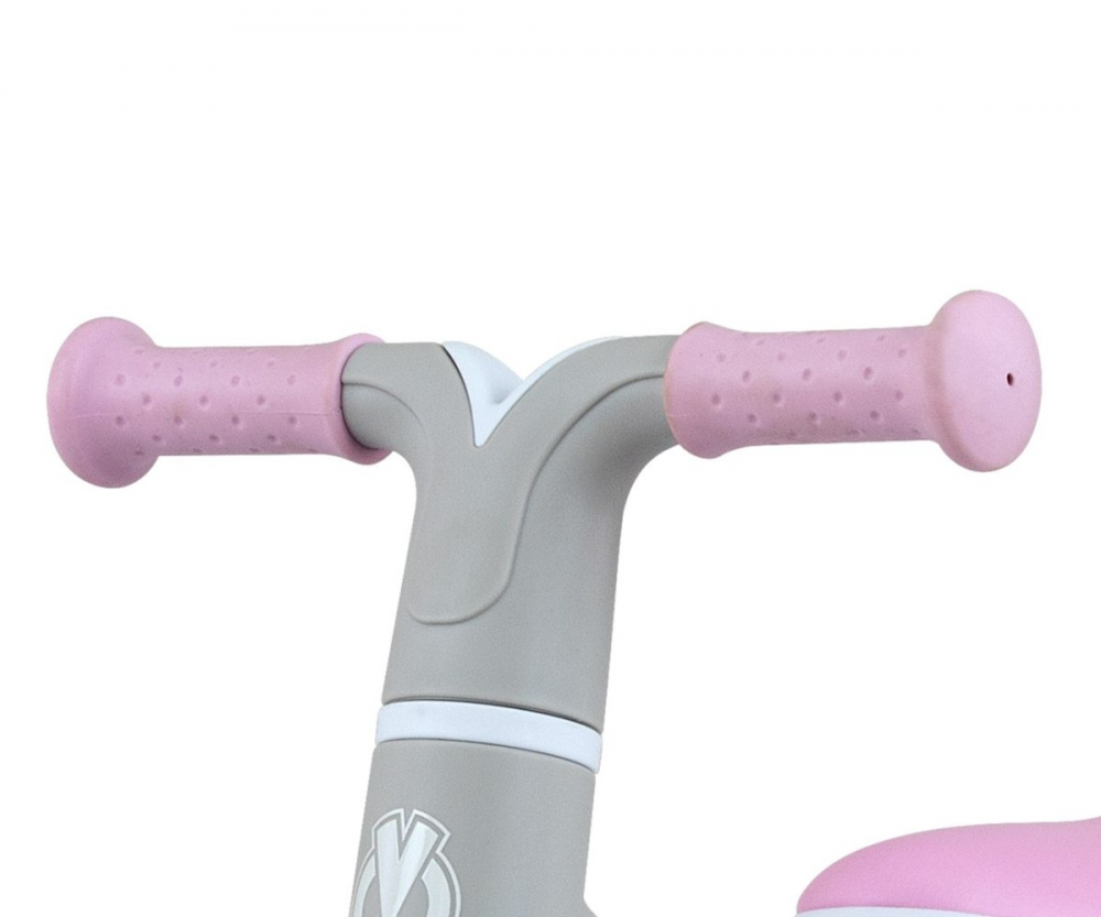 Bicicleta de echilibru pentru copii Milly Mally Velo Pink, roti Eva 7 inch, 18 luni+ - 3