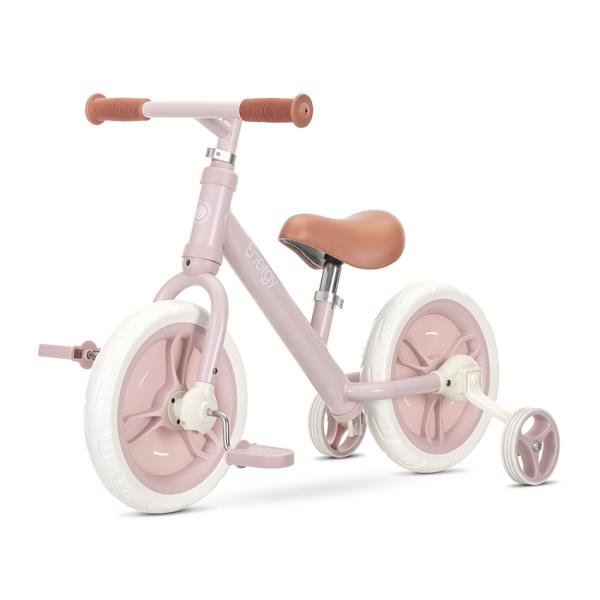 Bicicleta pentru copii Lorelli Energy Pink de tranzitie 2 in 1 cu pedale si roti auxiliare 2-5 ani - 5