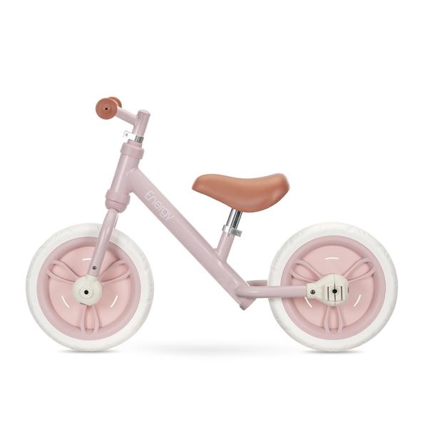 Bicicleta pentru copii Lorelli Energy Pink de tranzitie 2 in 1 cu pedale si roti auxiliare 2-5 ani - 4