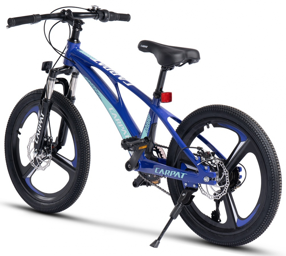 Bicicleta pentru copii MTB Carpat C20343A Albastru, roti 20 inch, cadru magneziu, frane disc, 7 viteze - 1