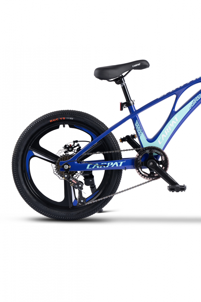 Bicicleta pentru copii MTB Carpat C20343A Albastru, roti 20 inch, cadru magneziu, frane disc, 7 viteze - 2