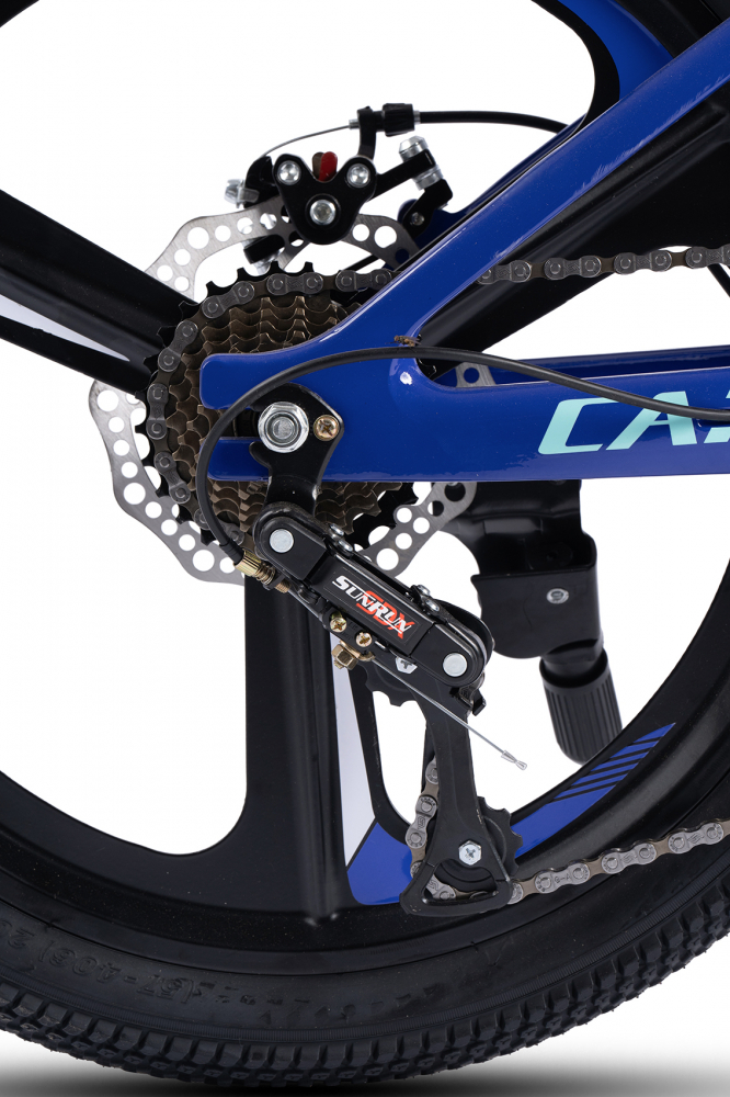 Bicicleta pentru copii MTB Carpat C20343A Albastru, roti 20 inch, cadru magneziu, frane disc, 7 viteze - 5