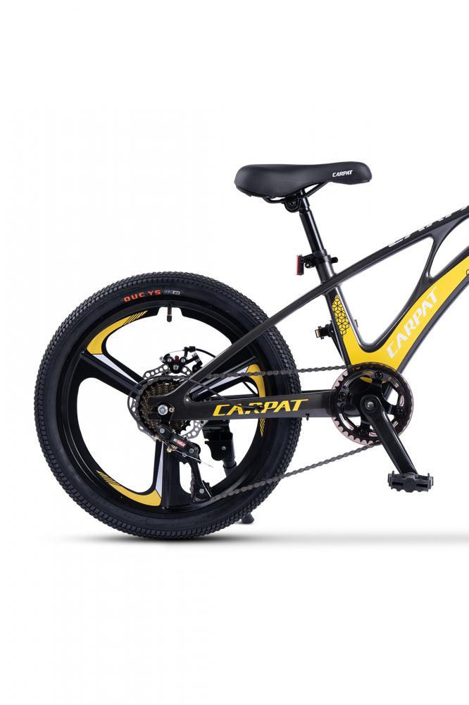 Bicicleta pentru copii MTB Carpat C20343A GriGalben, roti 20 inch, cadru magneziu, frane disc, 7 viteze - 3