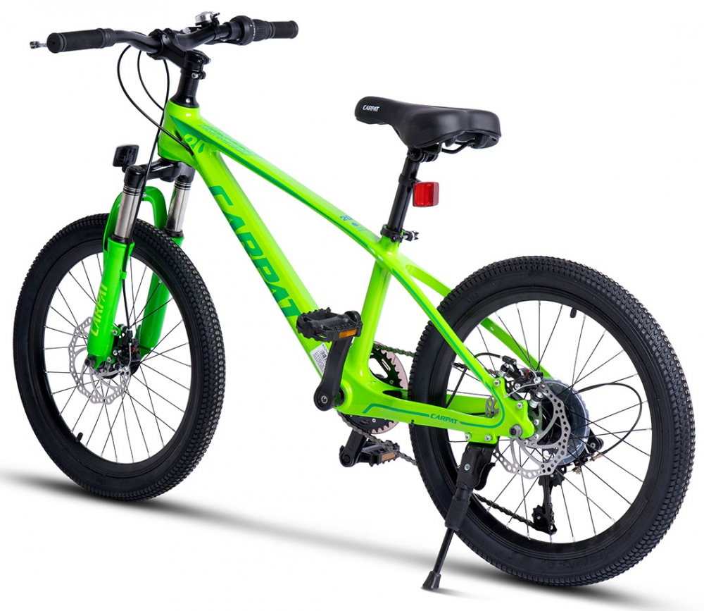 Bicicleta pentru copii MTB Carpat Hiro C20342A Verde, roti 20 inch, inaltime utilizator 120-155 cm, greutate suportata 80 kg - 1