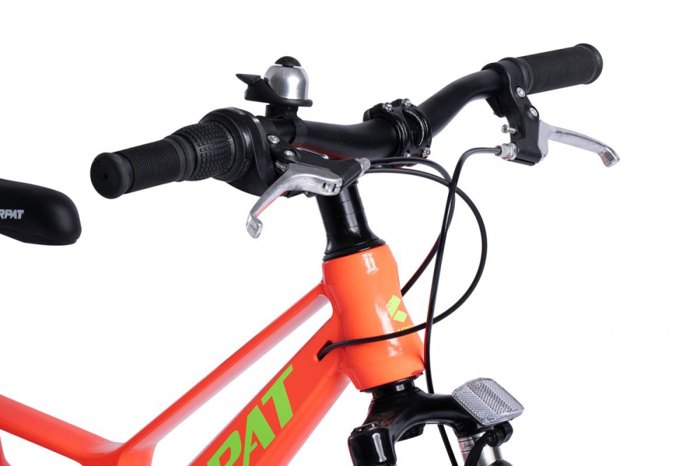 Bicicleta pentru copii MTB-FS Carpat C20344A PortocaliuVerde, roti 20, inaltime utilizator 120-155 cm, greutate suportata 80 kg - 7