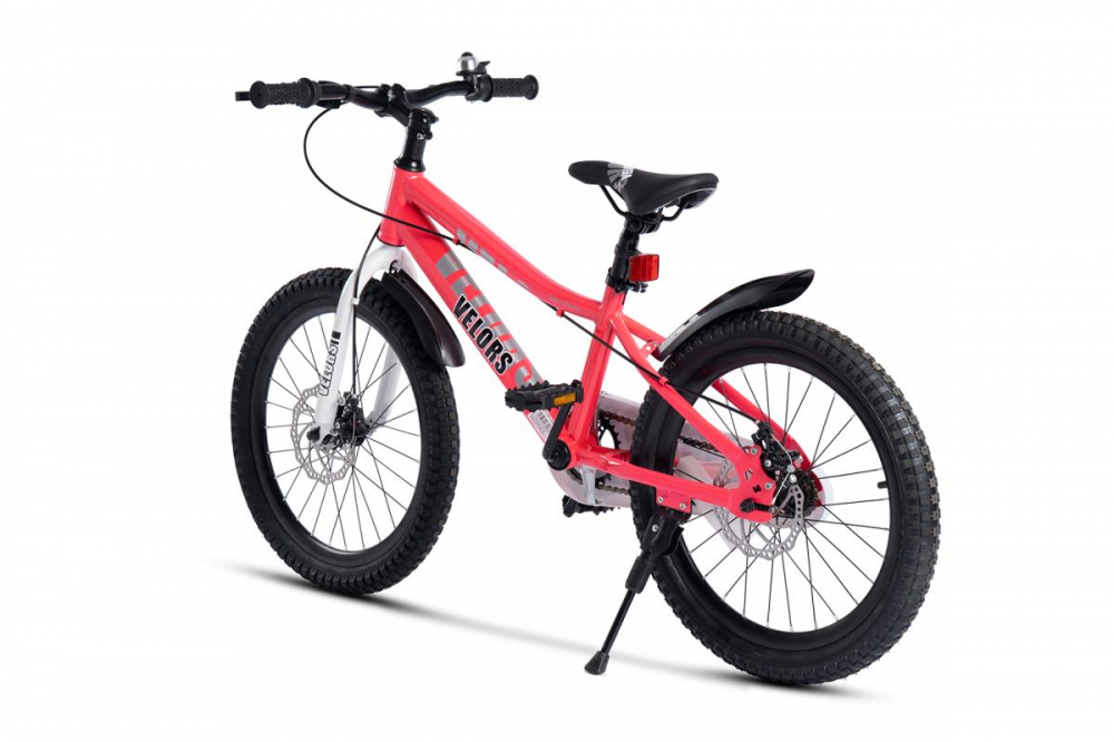 Bicicleta pentru copii Velors V20345A Roz, 7-10 ani, roti 20 inch, inaltime utilizator 110-140 cm, greutate suportata 80 kg - 1
