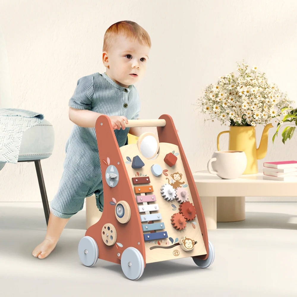 Antepremergator din lemn multiactivitati Speedy Monkey - 2