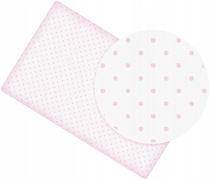 Cearceaf cu banda elastica pentru pat copii dimensiune 140x70 cm, 100 bumbac, BabyMam light dots - 2 | YEO