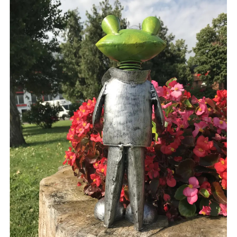 Decoratiune gradina Broscoi in costum - 1