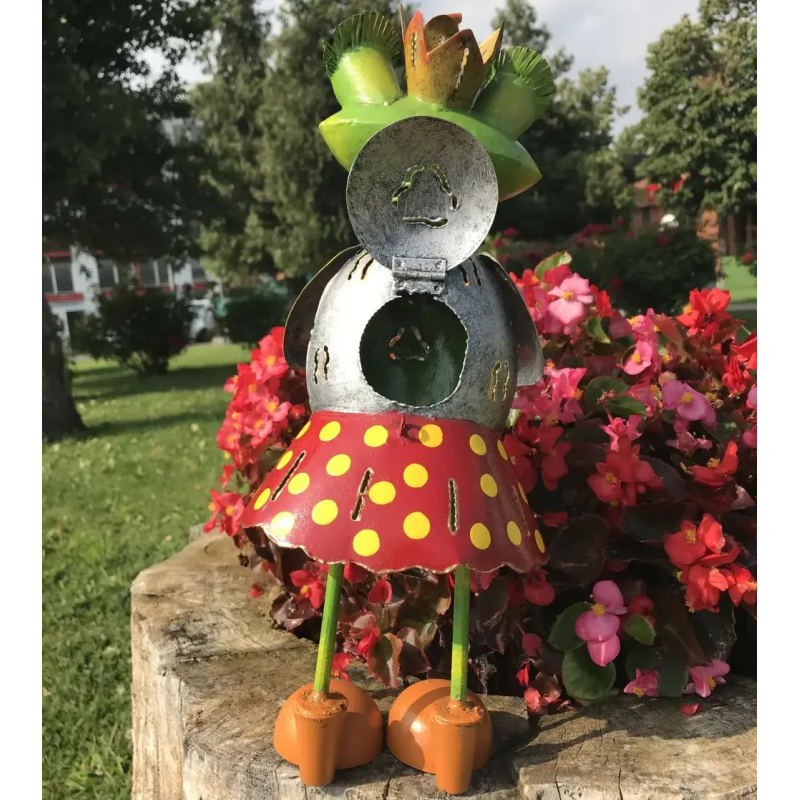 Decoratiune gradina Broscuta cu inima - 1