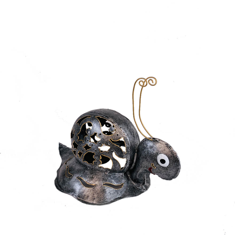 Decoratiune gradina Melc argintiu - 3