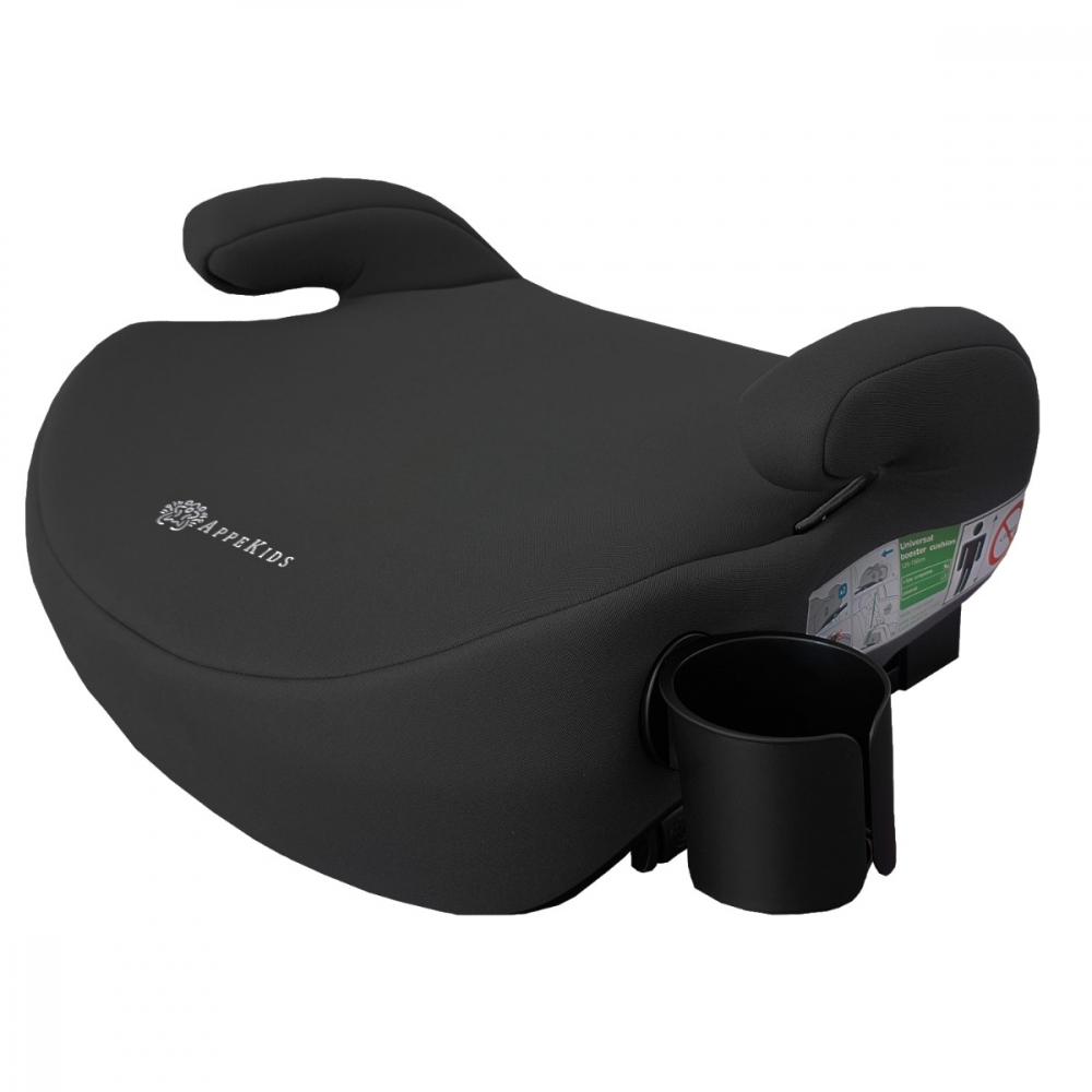 Inaltator auto pentru copii Appekids Junior Black i-Size cu isofix 125-150 cm - 4