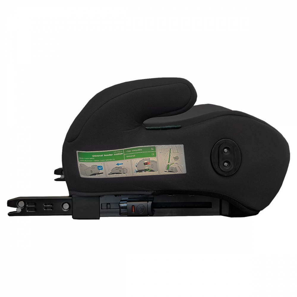Inaltator auto pentru copii Appekids Junior Black i-Size cu isofix 125-150 cm - 1