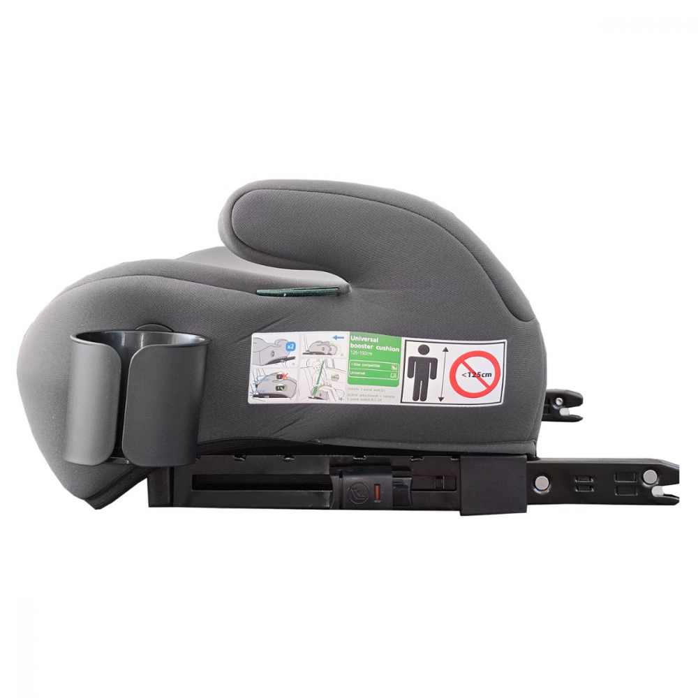Inaltator auto pentru copii Appekids Junior Grey i-Size cu isofix 125-150 cm - 2