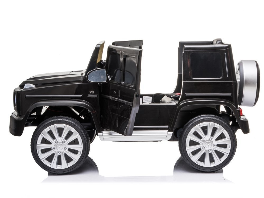 Masinuta electrica pentru copii Mercedes G500 green 12V, pornire la buton, motorizare 2x45W, usb, mp3, radio fm, faruri led - 4