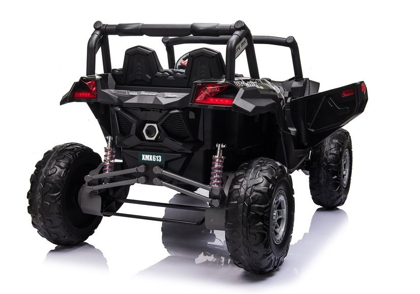 Masinuta electrica pentru copii Buggy Army 24V cu tractiune 4x4, transmisie automata cu 3 viteze, lumini led fataspate, intrare mp3, aux, usb, bluetooth, roti eva moi - 6