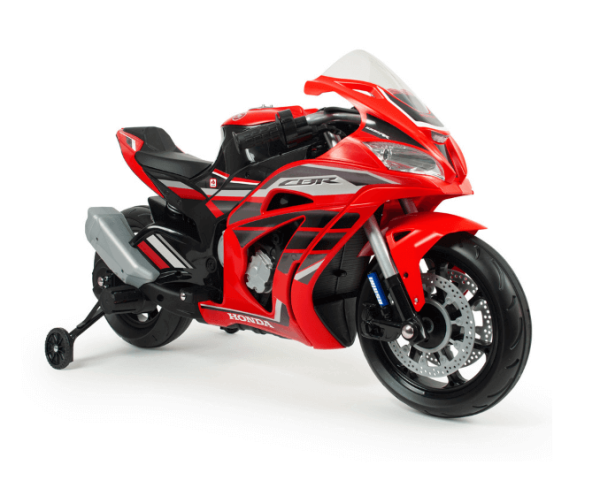 Motocicleta electrica pentru copii Injusa licenta Honda CBR, 12V, include roti ajutatoare, 3-6 ani - 5