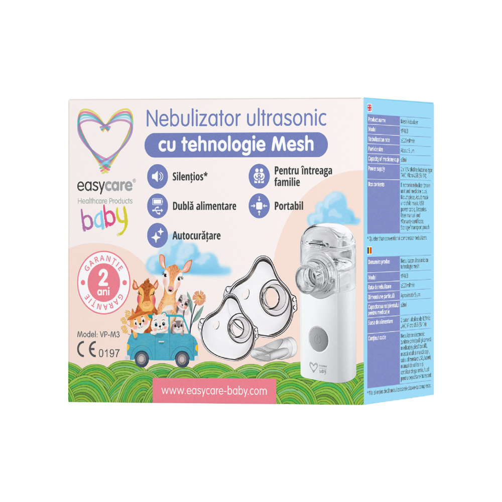 Nebulizator ultrasonic cu tehnologie mesh VP-M3 Easycare Baby - 3 | YEO