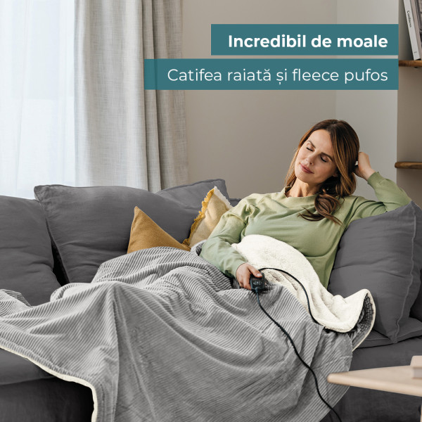 Patura electrica gri deschis Green Planet Beurer HD 81 - 3