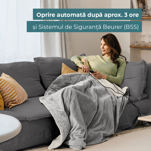Patura electrica gri deschis Green Planet Beurer HD 81 - 4