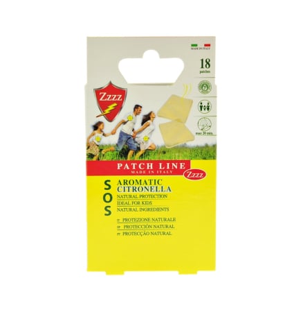 Plasturi cu citronella protectie naturala impotriva tantarilor 18 bucati 2.5x1.6 cm - 2 | YEO