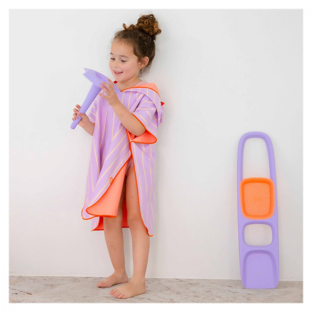 Poncho de plaja Mov - 1 | YEO