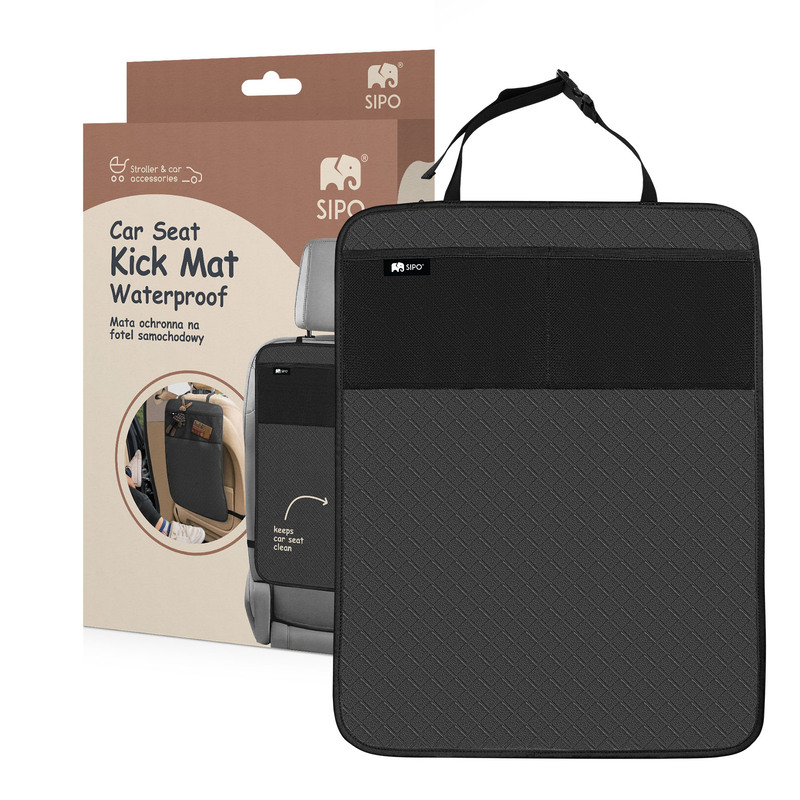 Protectie anti-lovituri pentru scaun auto Sipo Negru - 4