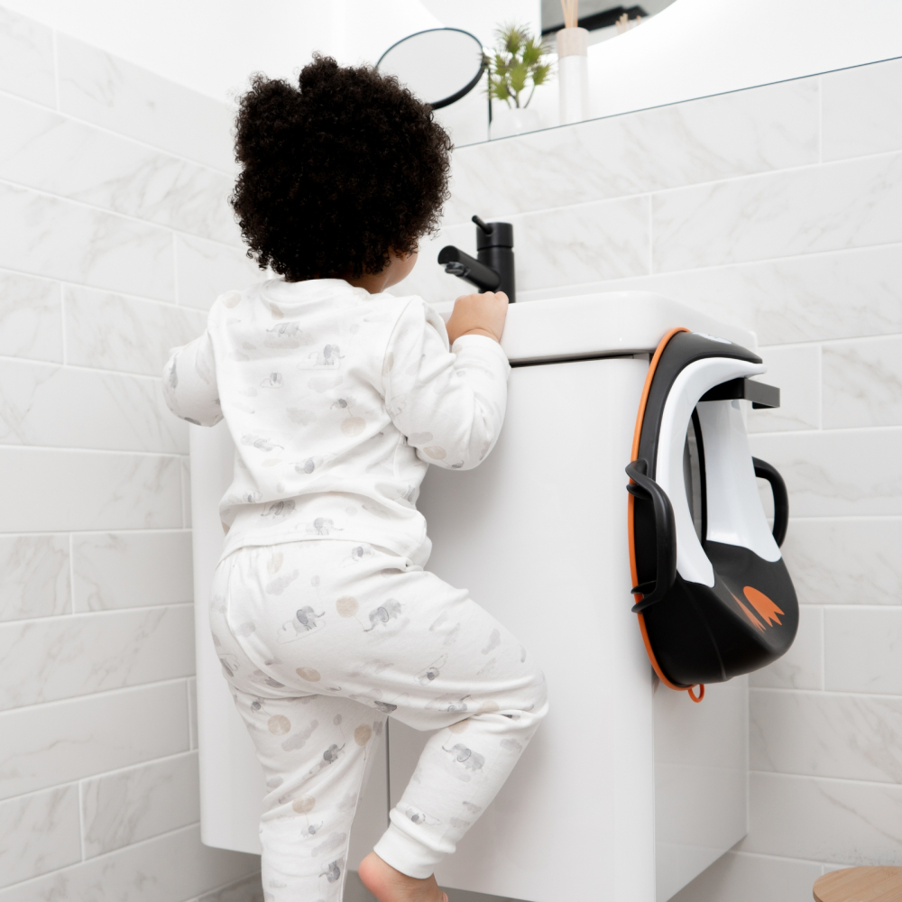 Reductor cu manere pentru toaleta My Trainer Seat Pinguin - 1 | YEO