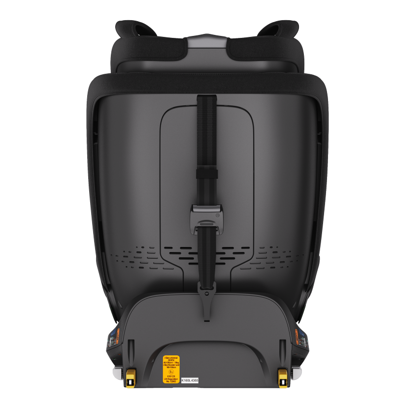 Scaun auto Buf Boof B-Joy Deluxe BlackDog iSize cu isofix, pozitie somn 155 grade, rotativ 360 grade, 40-150 cm - 4