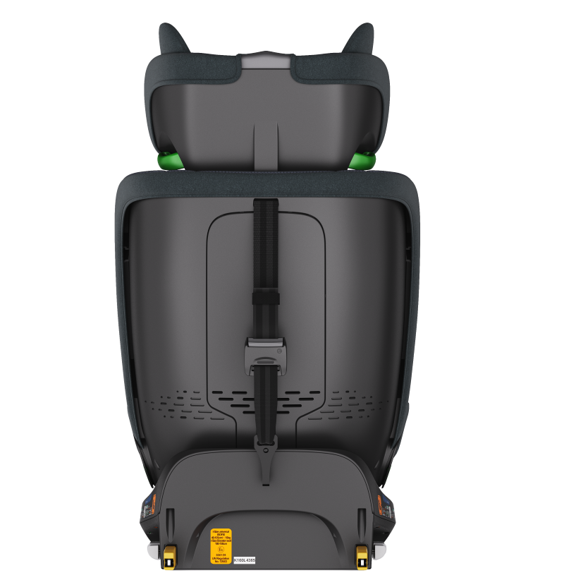 Scaun auto Buf Boof B-Joy Deluxe DarkGreyCat iSize cu isofix, pozitie somn 155 grade, rotativ 360 grade, 40-150 cm - 3