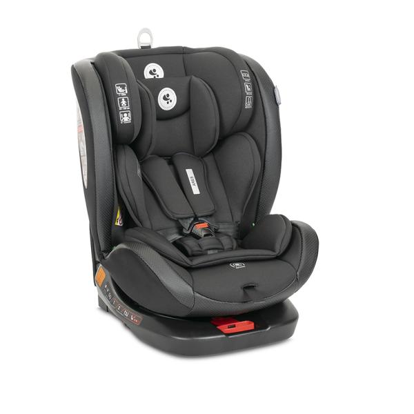 Scaun auto pentru copii Lorelli Ares Black i-Size, isofix, anti rebound bar, rotativ, 40-150 cm, 0 luni-12 ani - 2