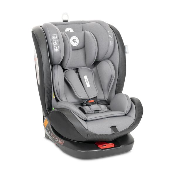 Scaun auto pentru copii Lorelli Ares Grey i-Size, isofix, anti rebound bar, rotativ, 40-150 cm, 0 luni-12 ani - 2