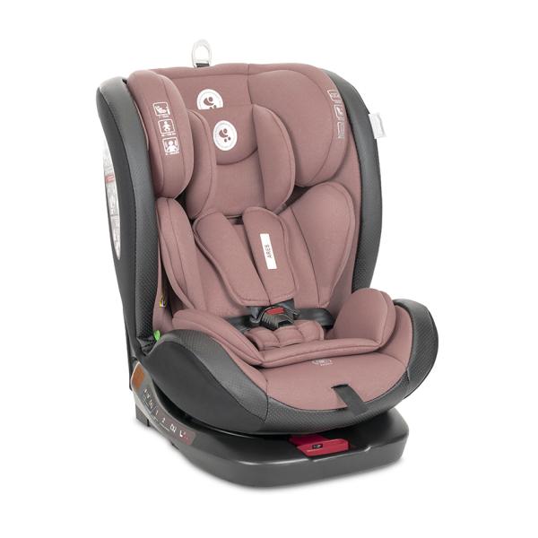 Scaun auto pentru copii Lorelli Ares Pink i-Size, isofix, anti rebound bar, rotativ, 40-150 cm, 0 luni-12 ani - 2