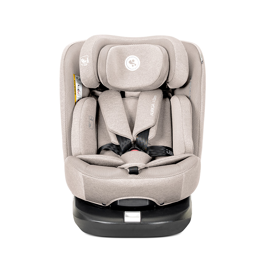 Scaun auto pentru copii Lorelli Auriga Beige i-Size, isofix, anti rebound bar, rotativ 360, SPS, 0 luni-12 ani, 40-150 cm - 2