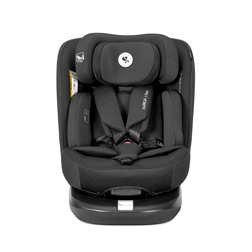 Scaun auto pentru copii Lorelli Auriga Black i-Size, isofix, anti rebound bar, rotativ 360, SPS, 0 luni-12 ani, 40-150 cm - 2
