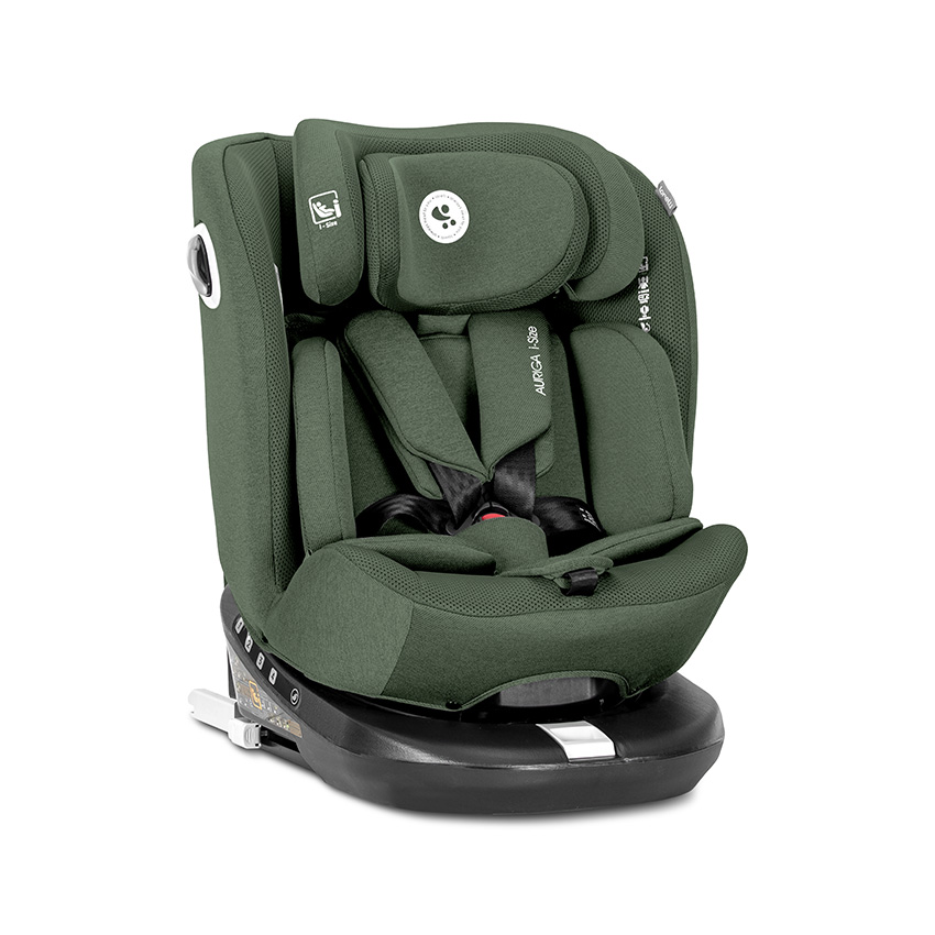 Scaun auto pentru copii Lorelli Auriga Green i-Size, isofix, anti rebound bar, rotativ 360, SPS, 0 luni-12 ani, 40-150 cm - 1