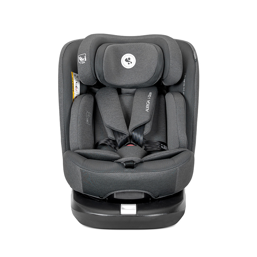Scaun auto pentru copii Lorelli Auriga Grey i-Size, isofix, anti rebound bar, rotativ 360, SPS, 0 luni-12 ani, 40-150 cm - 2