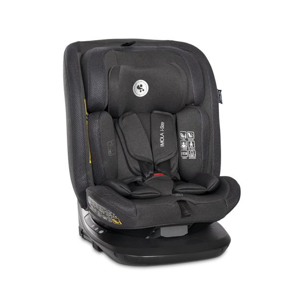 Scaun auto pentru copii Lorelli Imola Black i-Size, isofix, rotativ, 0 luni-12 ani, 40-150 cm - 2