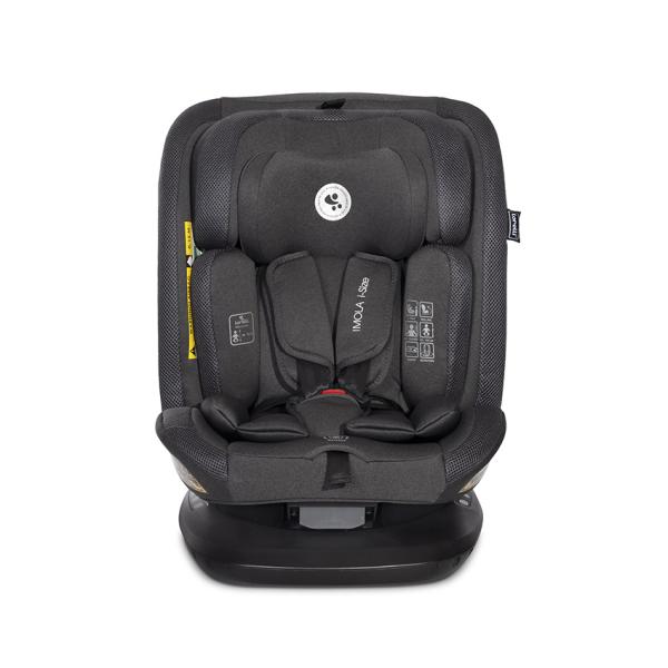Scaun auto pentru copii Lorelli Imola Black i-Size, isofix, rotativ, 0 luni-12 ani, 40-150 cm